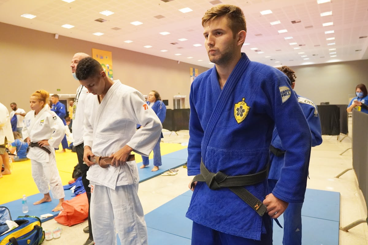 Atletas na Turma Principal do Judô Clube Rocha